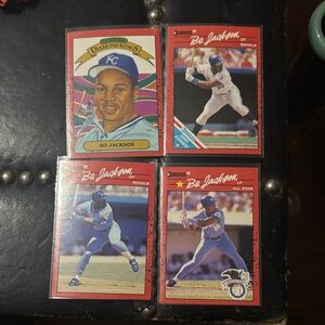 Russ Bo Jackson Card Set ERRORs